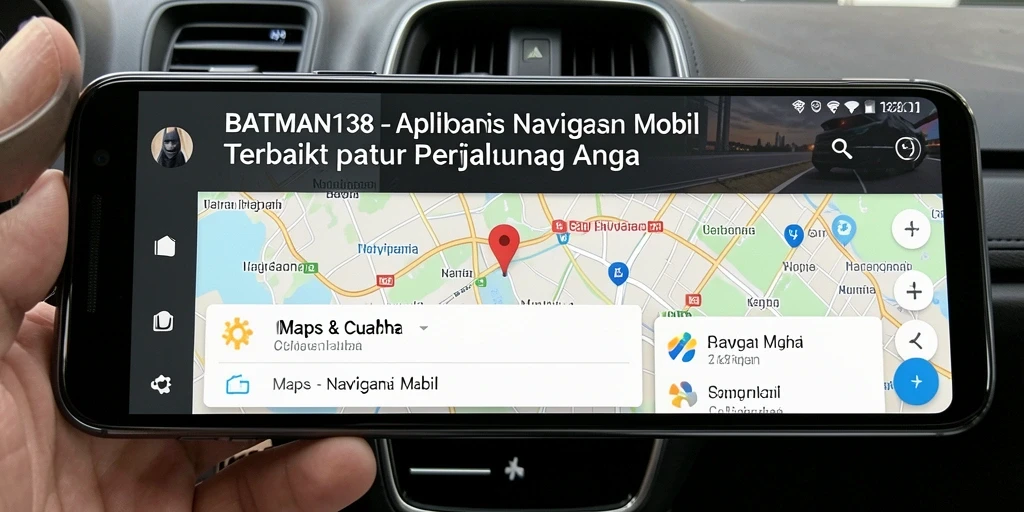 Antarmuka BATMAN138 yang intuitif untuk Navigasi Mobil.