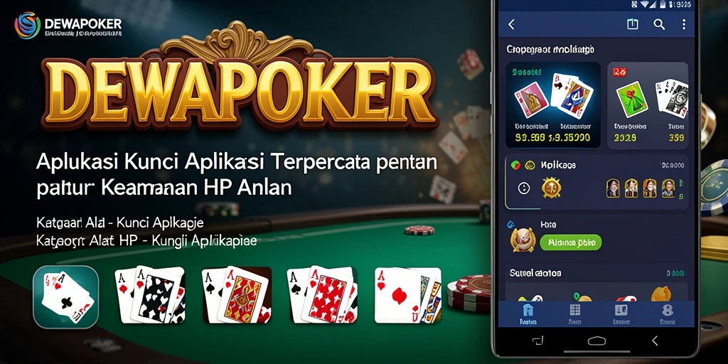 Antarmuka DEWAPOKER yang menampilkan fitur kunci aplikasi.