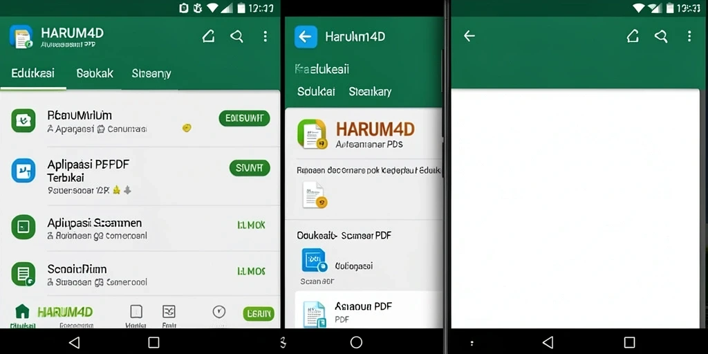 Antarmuka aplikasi HARUM4D yang intuitif dan mudah digunakan.