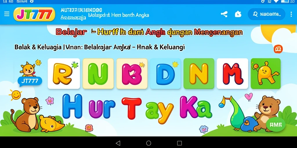 Antarmuka aplikasi JT777 yang menarik dan interaktif.