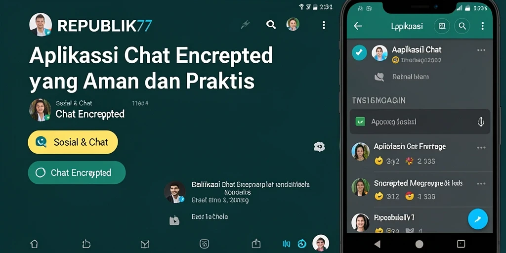 Antarmuka pengguna REPUBLIK77 yang intuitif dan menarik.