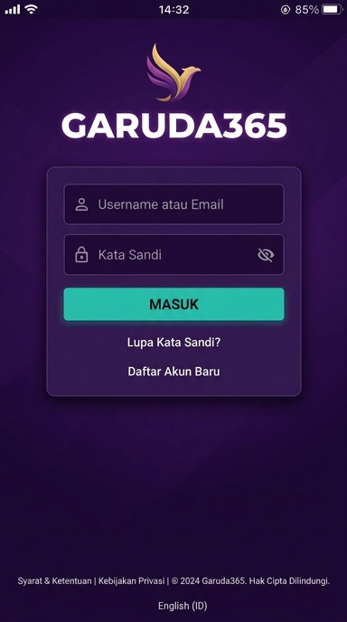 Masuk Akun garuda365 untuk Pengguna Android